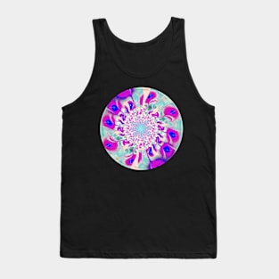 Peacock Flower Tank Top